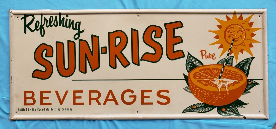 Sun-rise Beverages Tin Sign (1 of 1)