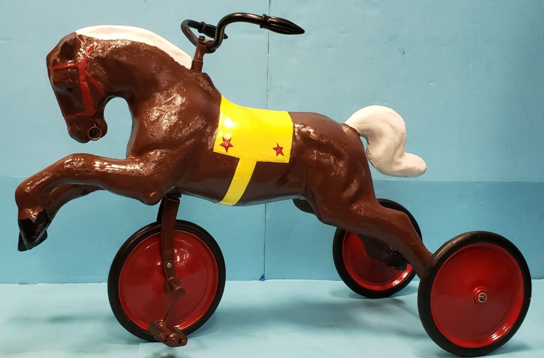 Vintage Horse Tricycle Child's Toy (1 of 2)