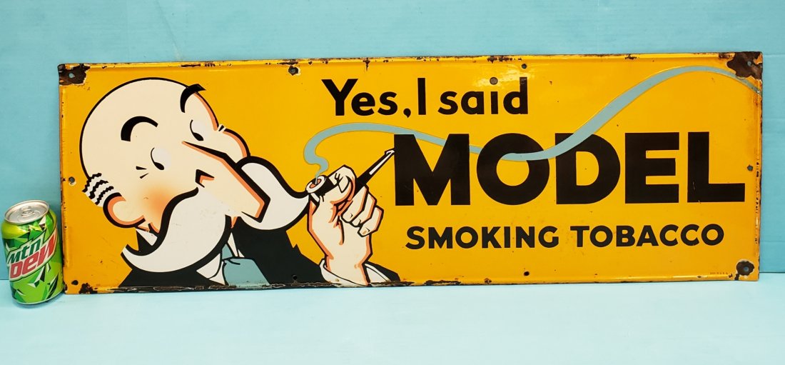 Porcelain Model Tobacco Sign (1 of 1)