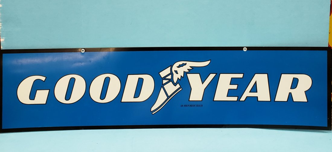 NOS Goodyear Double Sided Dealership Sign (1 of 3)