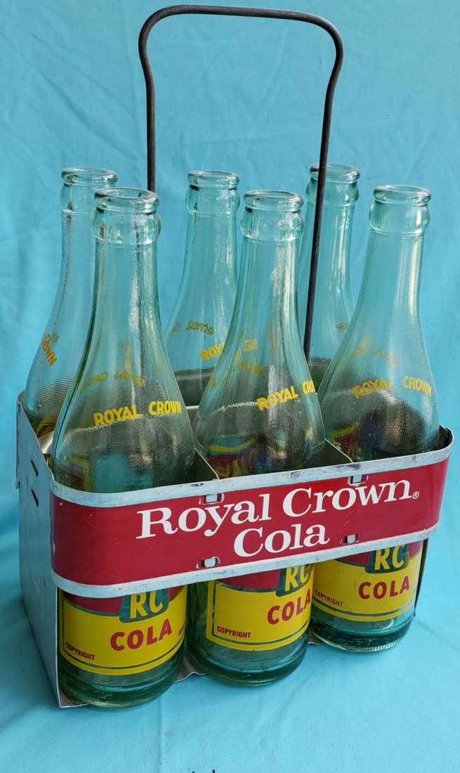 Royal Crown Cola Six Pack Carrier w/ Bottles (1 of 2)