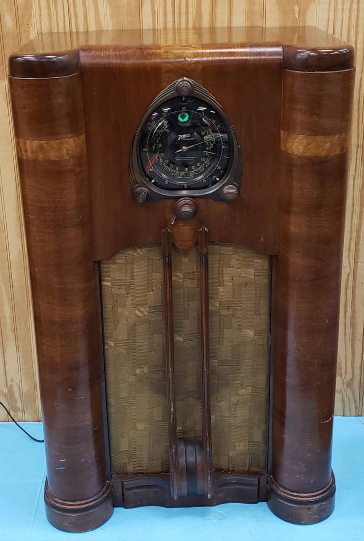1938 Zenith Floor Model Radio 9s262 Dec 15, 2018 Rockabilly Auction