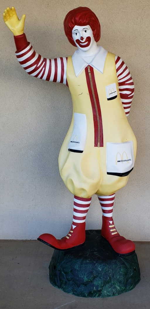 Ronald McDonald Lifesize Statue