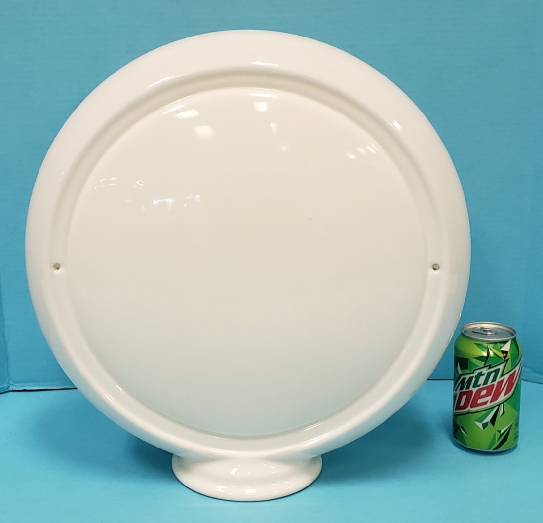 Vintage Milk Glass Gas Pump Globe