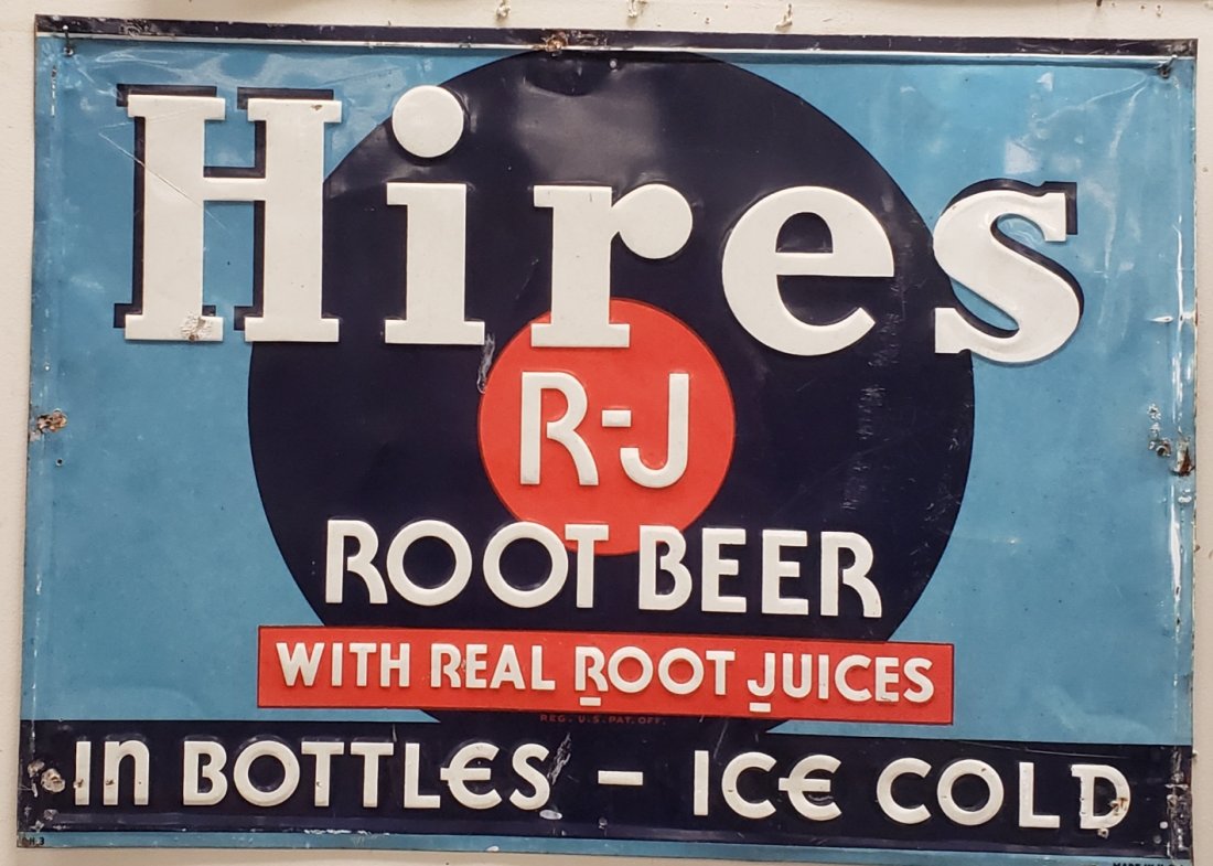 Hires Root Beer Tin Sign (1 of 1)
