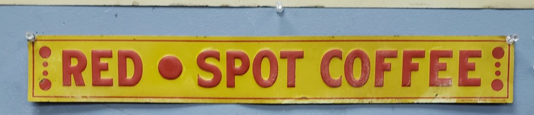 Red Spot Coffee Tin Sign (1 of 1)