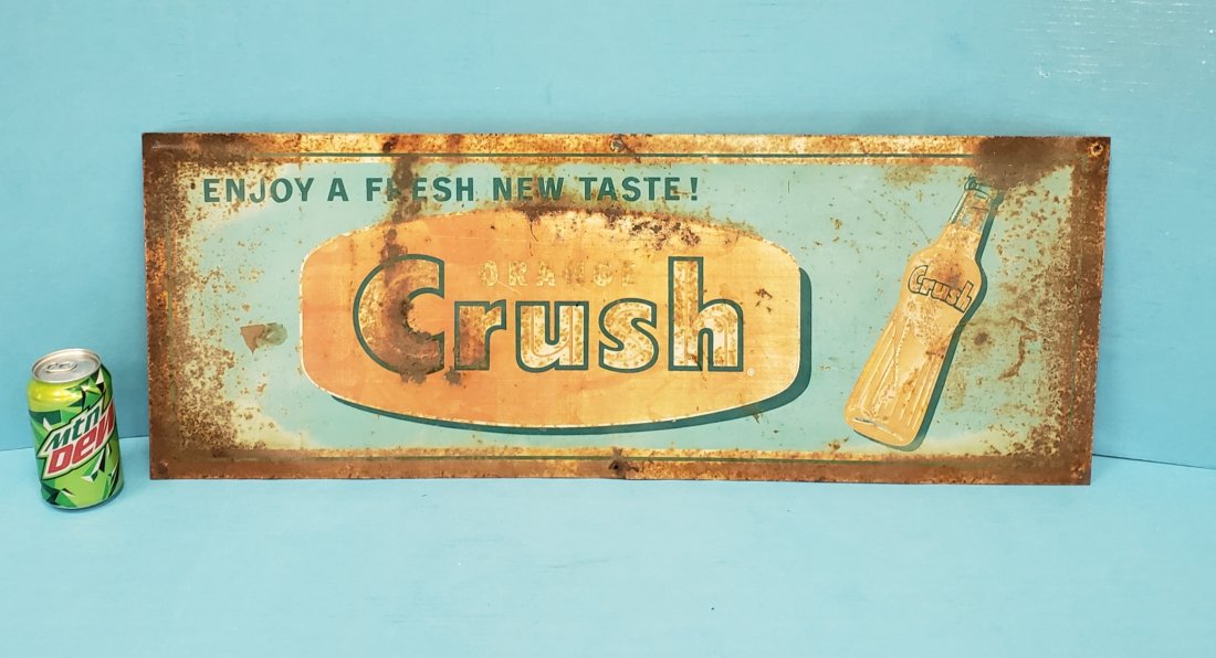 Orange Crush Tin Sign (1 of 1)