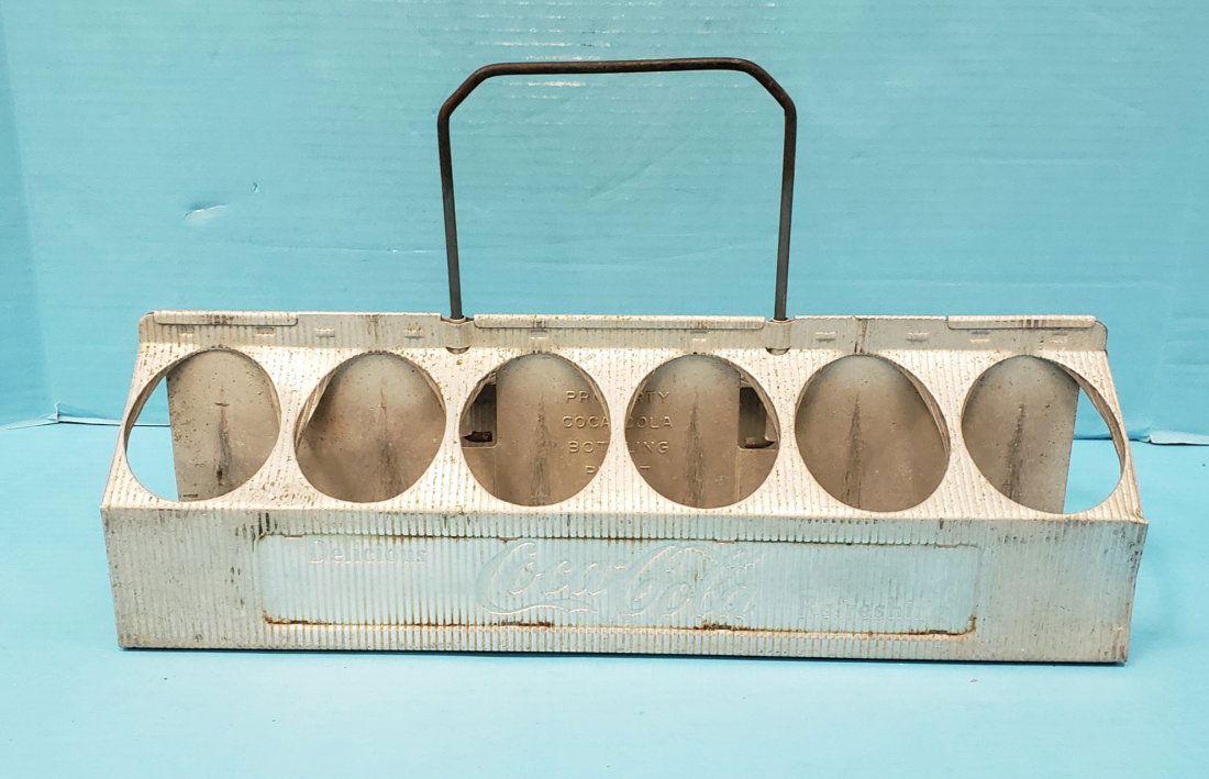 Coca Cola aluminum 12 pack bottle carrier (1 of 3)