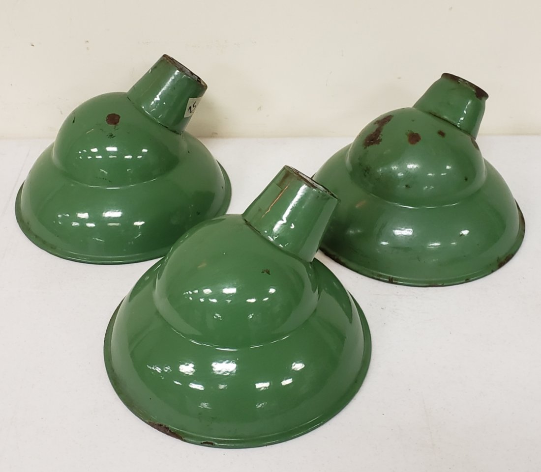 3 Porcelain Green Light Shades (1 of 1)