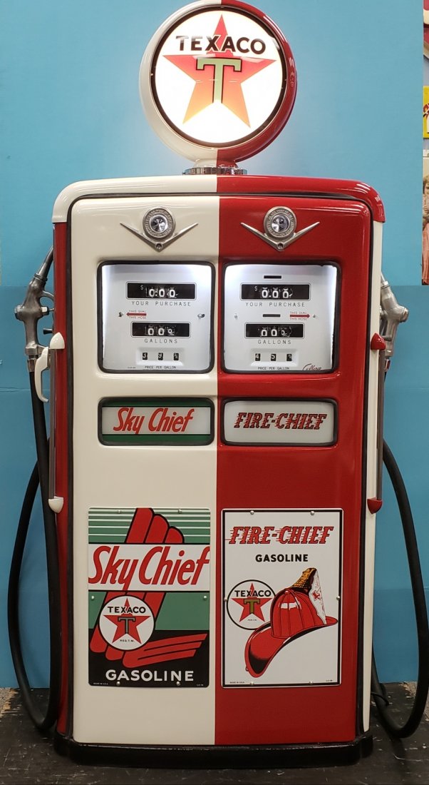 Gilbarco Texaco Twin Gas Pump