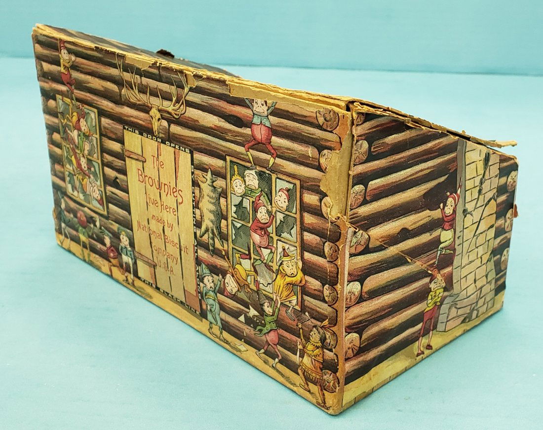 RARE Early National Biscuit Company Brownie Box (1 of 8)