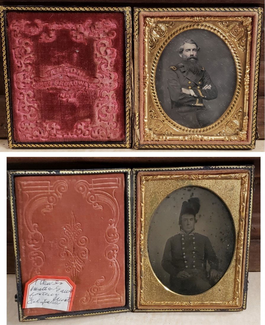 2 Daguerreotype military photographs (1 of 2)