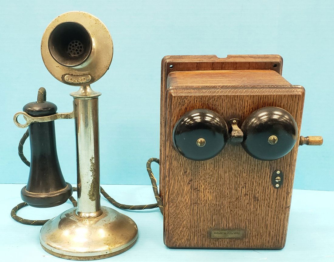 Western Electric Candlestick Phone & Ringer box Apr 06, 2019