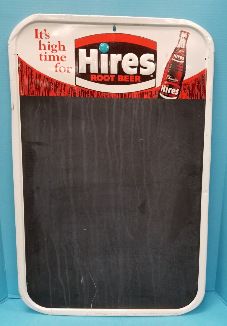 Hires Root Beer embossed Menu / Chalk board (1 of 1)