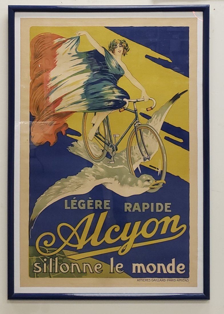 Alcyon French bicycle poster (1 of 1)
