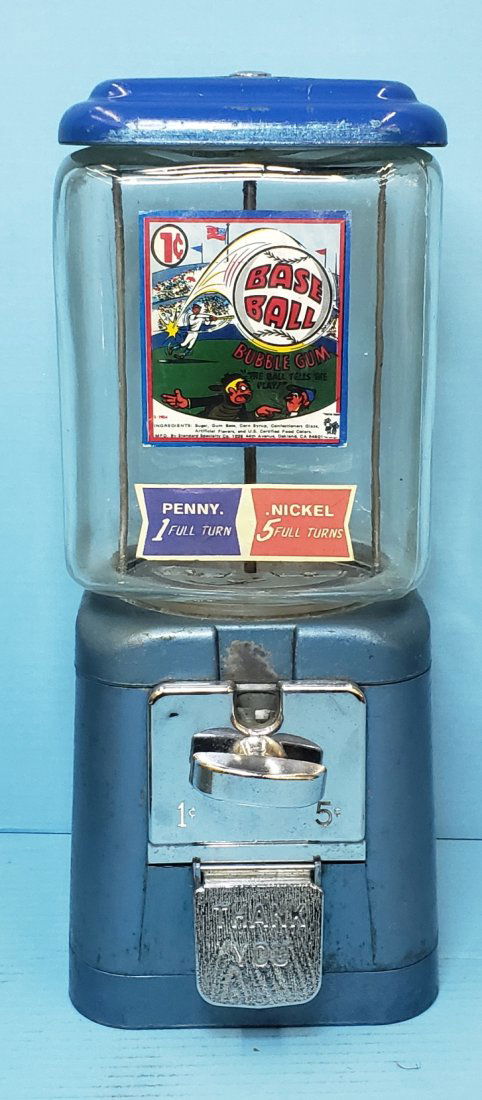 1 cent & 5 cent Gumball Machine (1 of 1)
