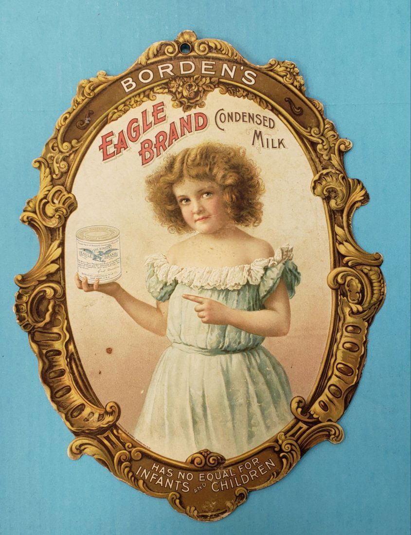 Borden's Eagle Brand Condensed Milk Store Sign (1 of 1)