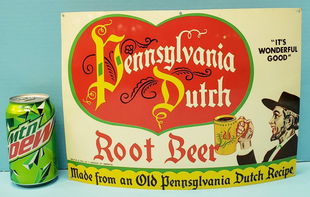 Pennsylvania Dutch Root Beer Barrel Sign Jun 08 2019 Route 32 Auctions In In