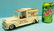Delicious Ice Cream Tin Toy Truck Made In Japan