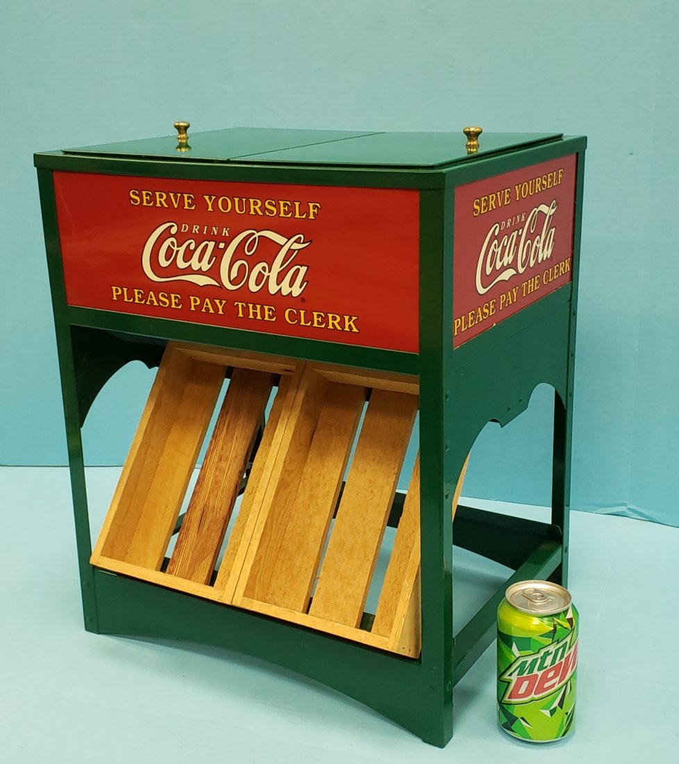 Coca Cola Glascock Salesman Cooler Reproduction Dec 14, 2019