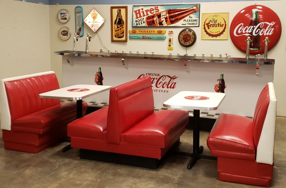 2 Coca Cola Diner Booths (1 of 2)