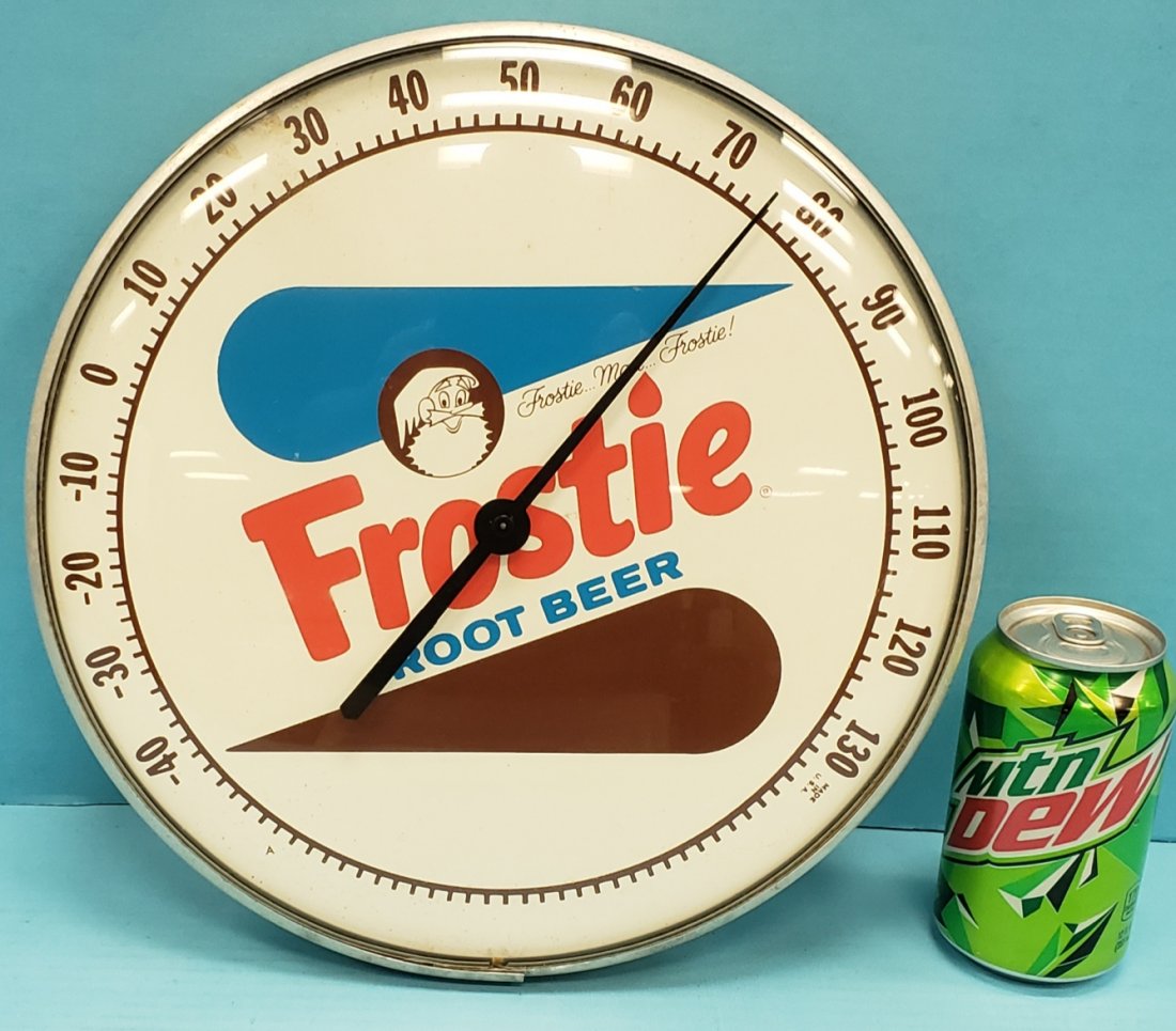 Frostie Root Beer Round Thermometer (1 of 1)