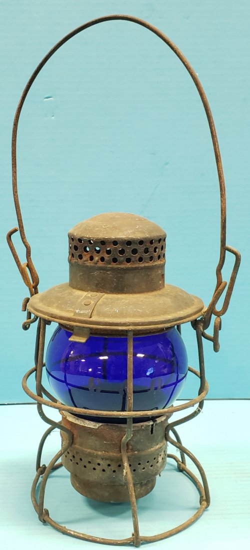 C & O Railroad Lantern Blue Lens (1 of 3)