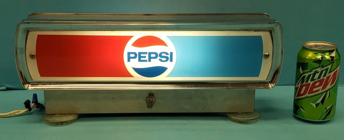 Pepsi Counter Light Up Sign (1 of 2)