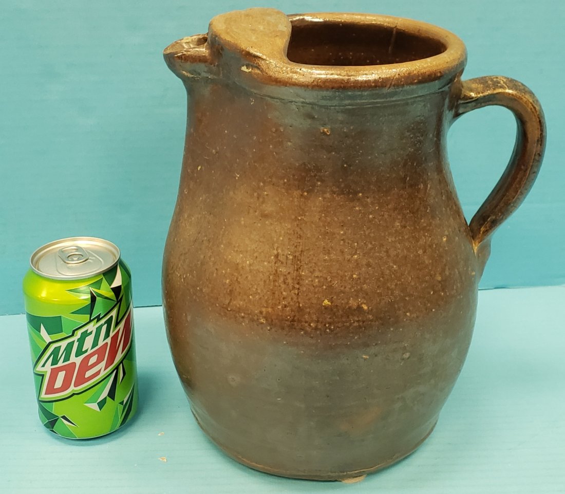RARE Alabama Pitcher with Ice Catch Southern Pottery (1 of 6)