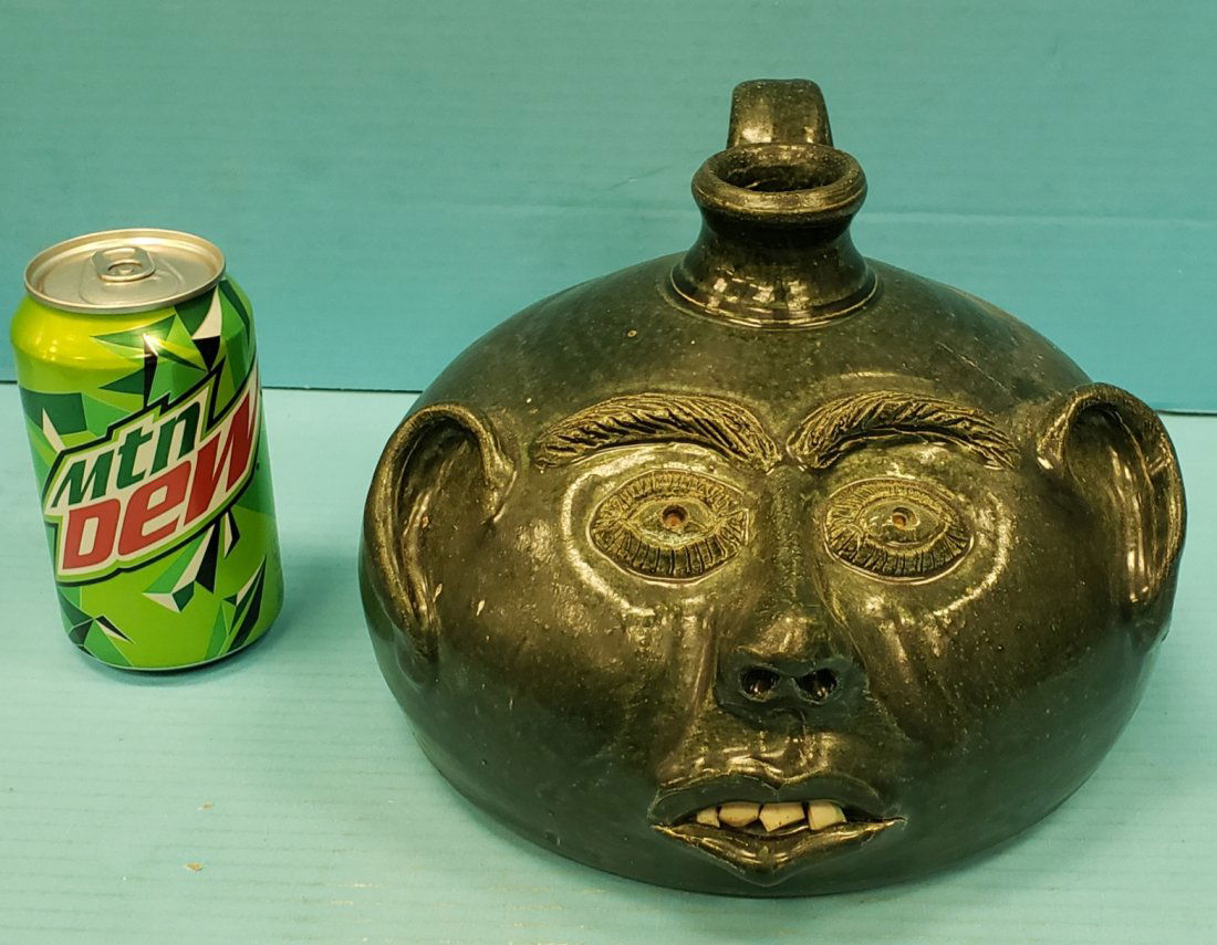Bobby Ferguson "Buggy" Face Jug Southern Pottery (1 of 6)