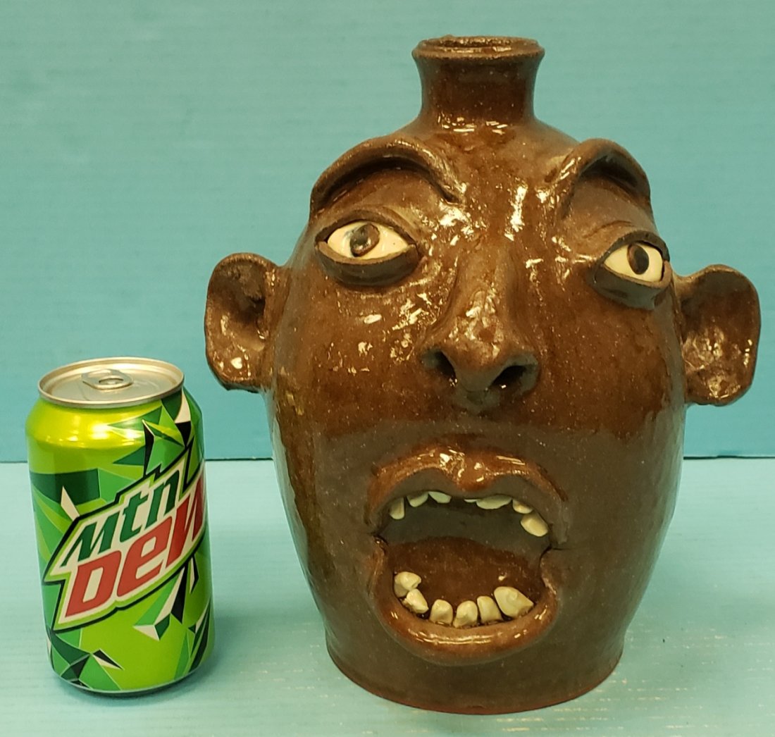 Marvin  Bailey Face Jug (1 of 6)