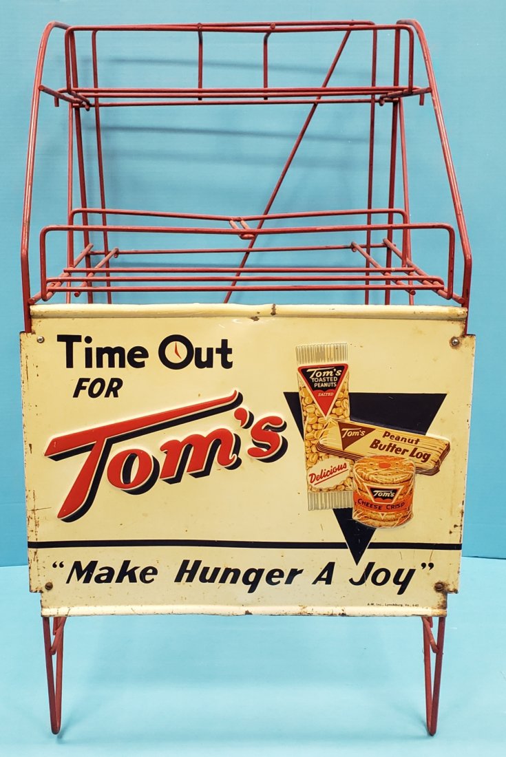 Time Out For Tom's Sign with Display Rack (1 of 2)