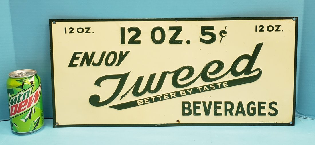 Enjoy Tweed Beverages Tin Sign (1 of 4)