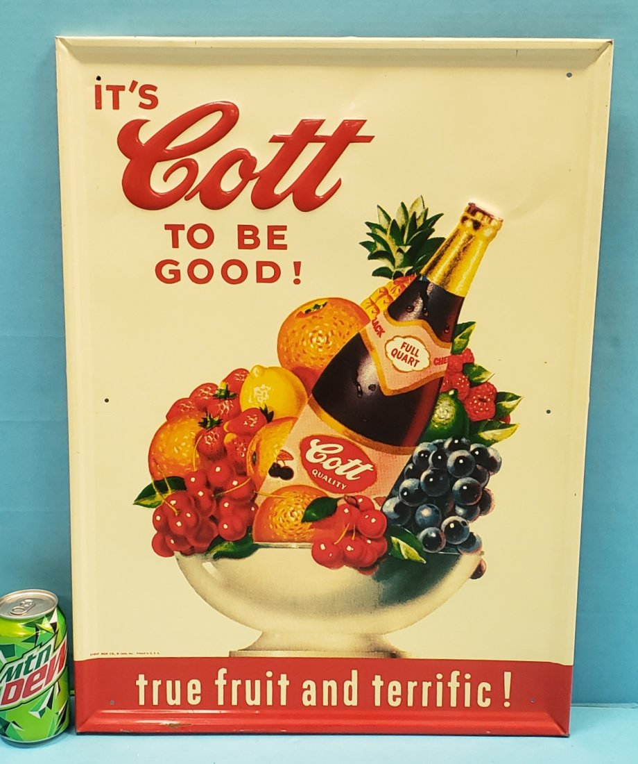 It's Cott Embossed Tin Sign (1 of 3)