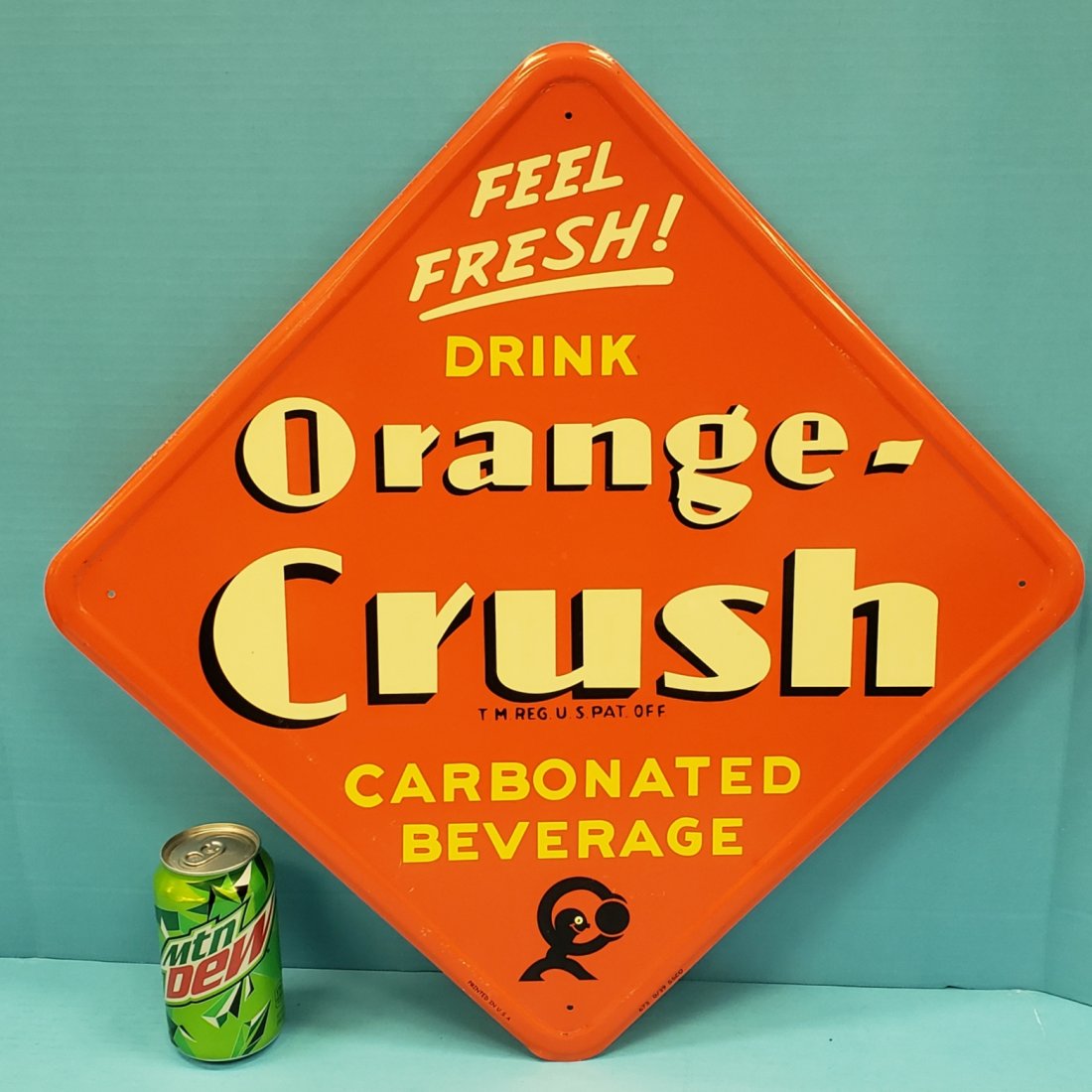 Orange Crush Diamond Sign (1 of 3)