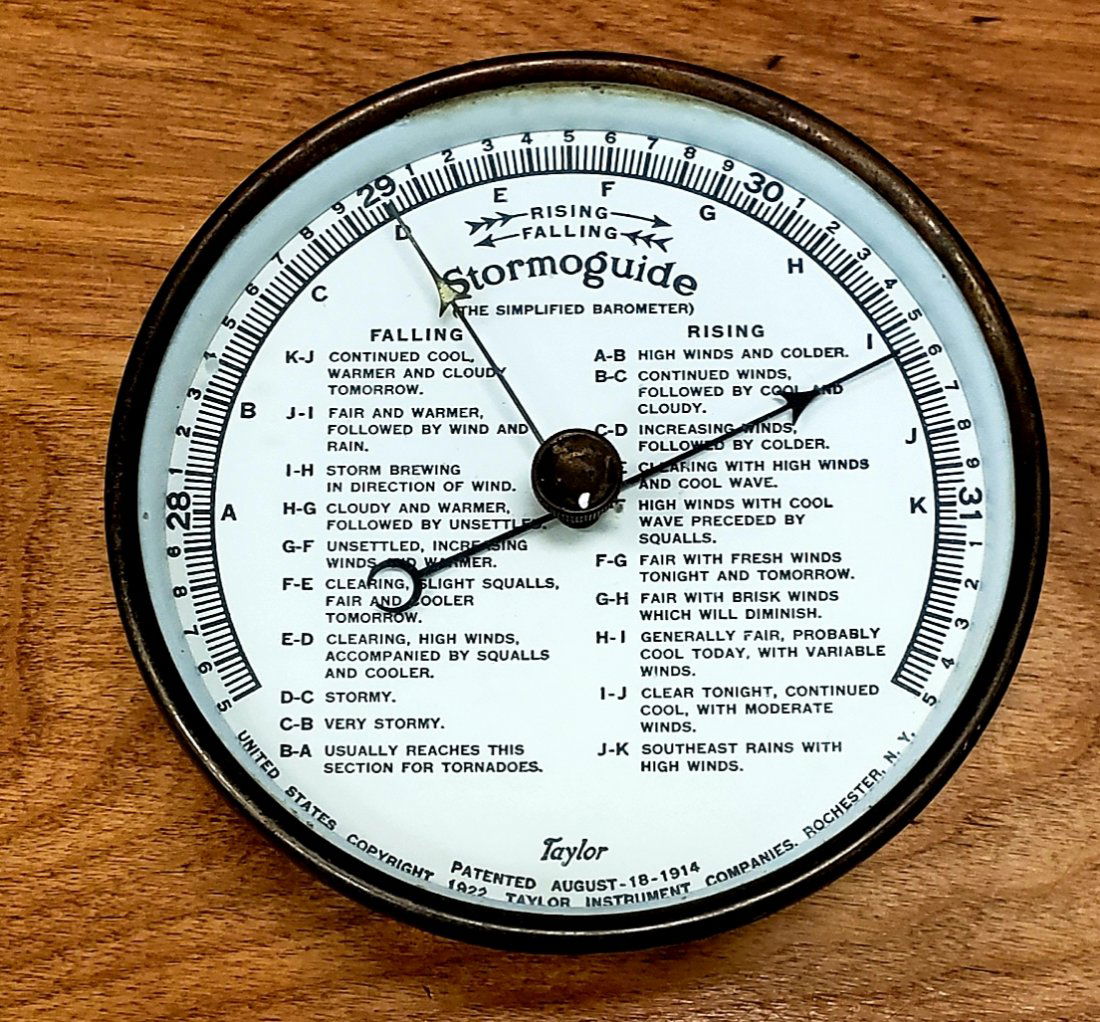 1922 Stormoguide Barometer by Taylor (1 of 2)