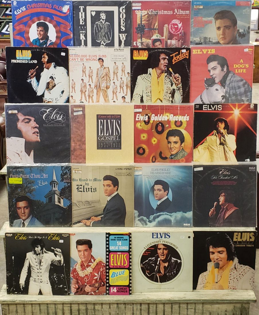 20 Elvis Presley Record Albums