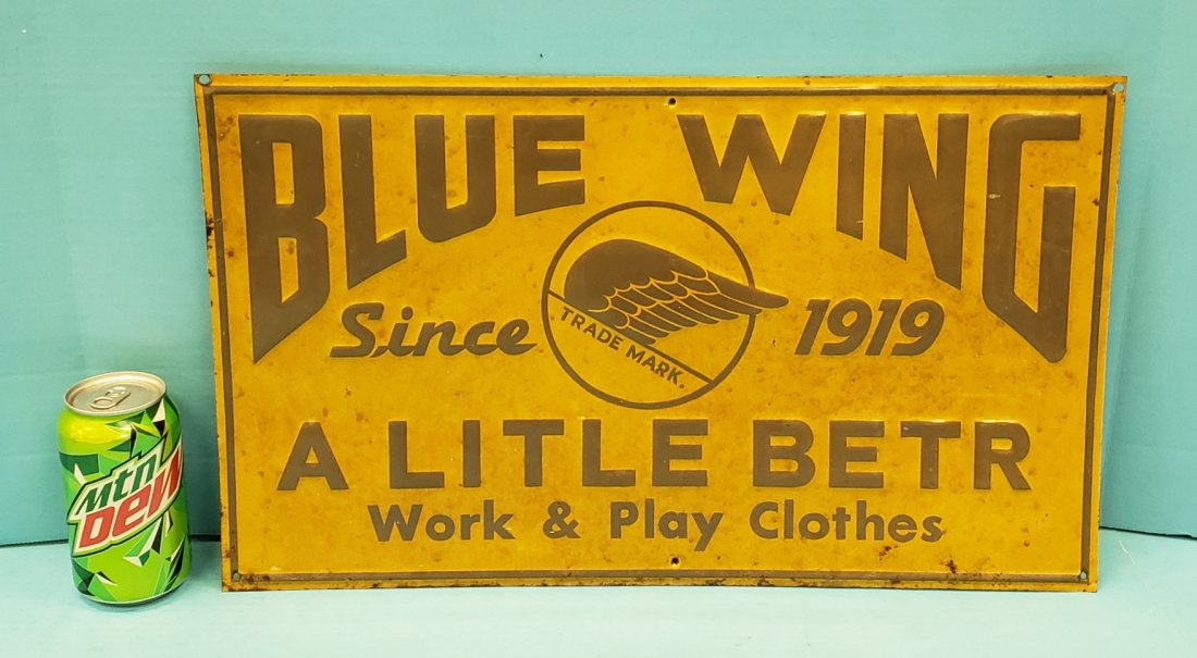 Blue Wing A LITLE BETR Tin Sign (1 of 1)