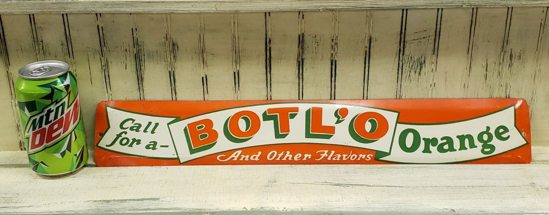 BOTL'O Orange Tin Sign (1 of 1)