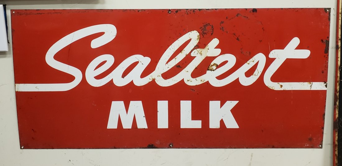 Sealtest Milk tin sign (1 of 1)
