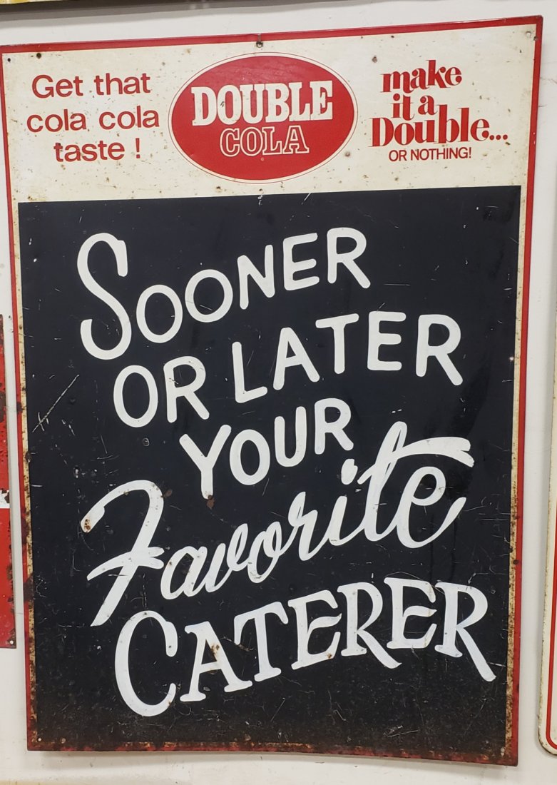 Double Cola Chalk Menu Board Sign (1 of 1)