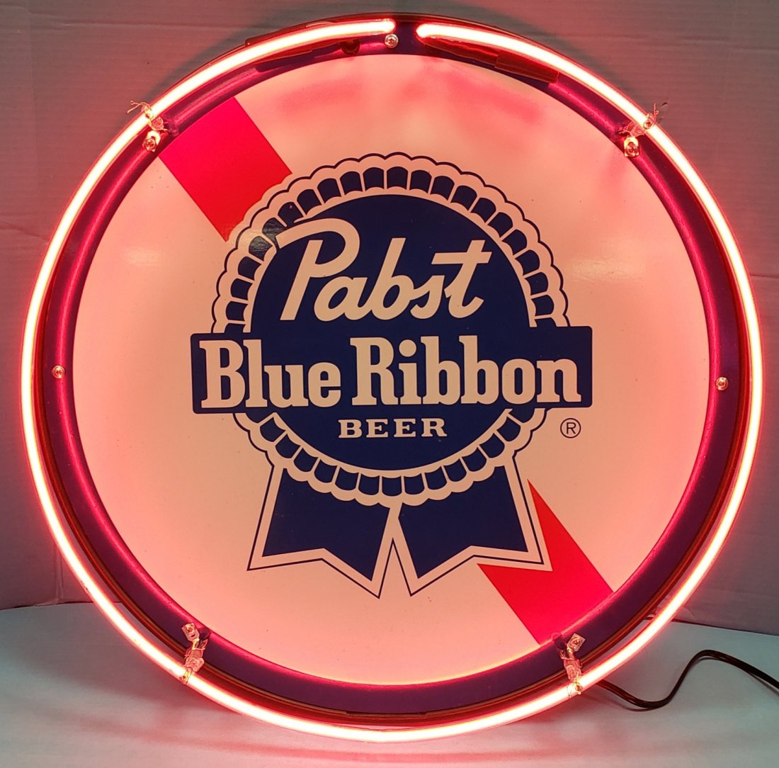 Pabst Blue Ribbon Neon Sign (1 of 1)