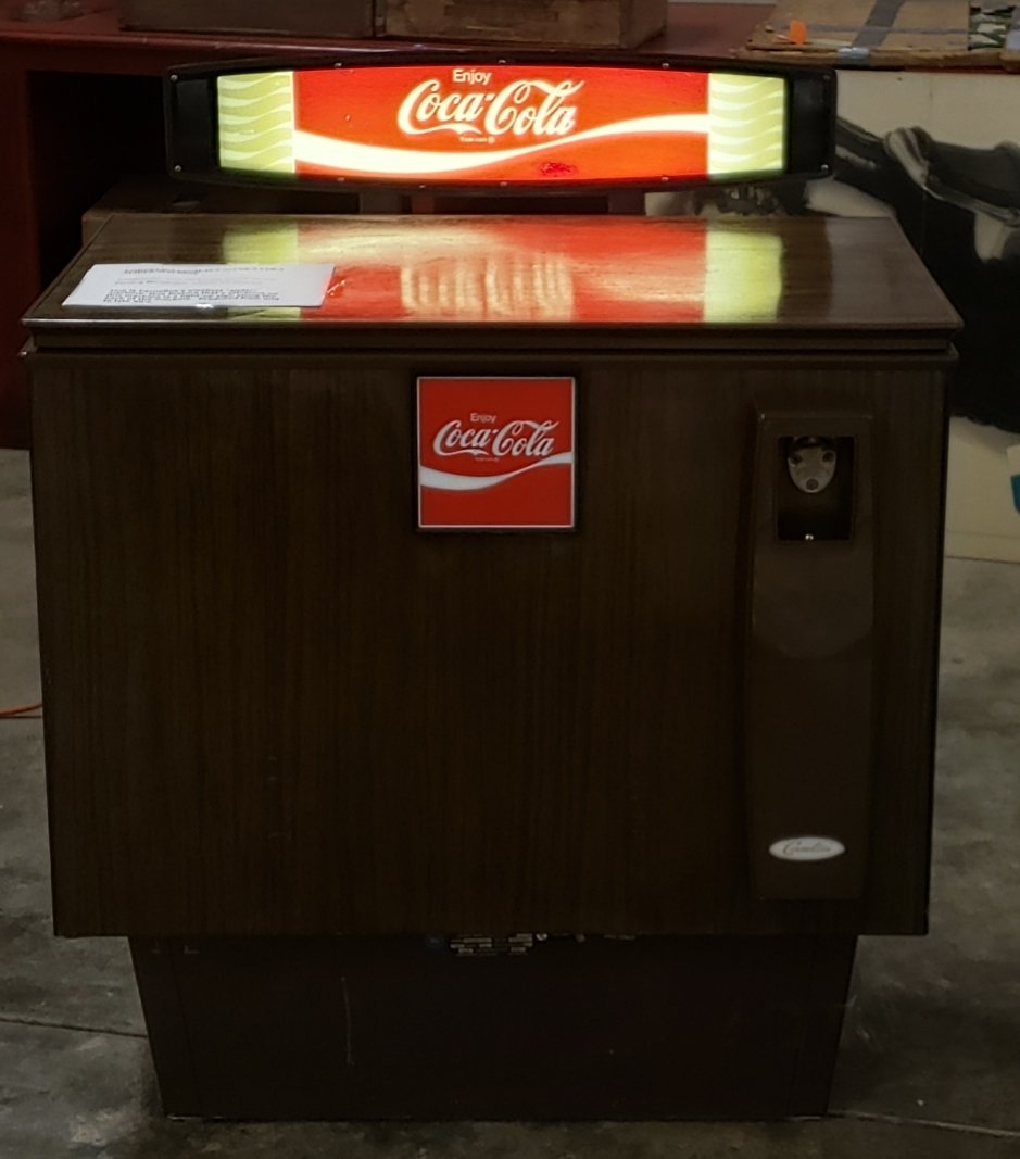 Coca Cola Slider Cooler Vending Machine Cornelius 50 Mar 28, 2020