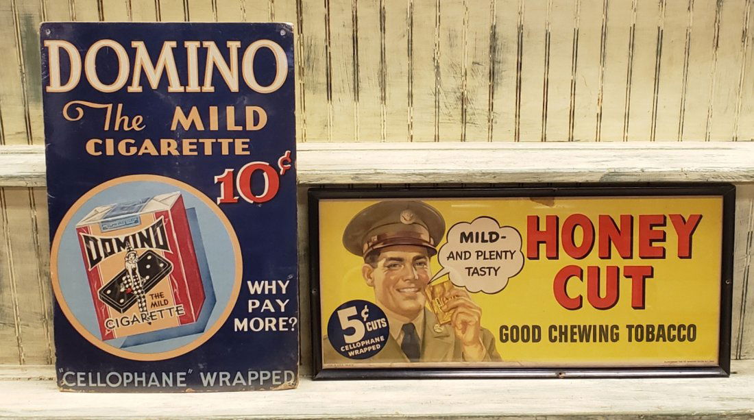 1943 WW2 Soldier Honey Cut Tobacco & Domino Cigarette (1 of 1)