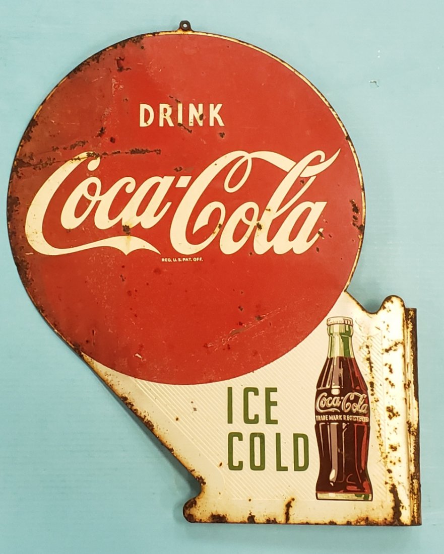 1954 Coca Cola Flange Sign (1 of 2)