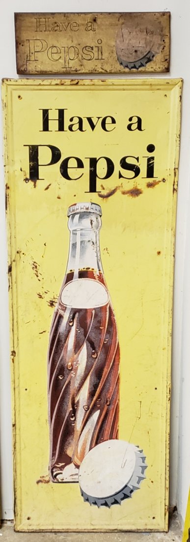 Have A Pepsi Vertical Sign & Door Push Sign (1 of 3)