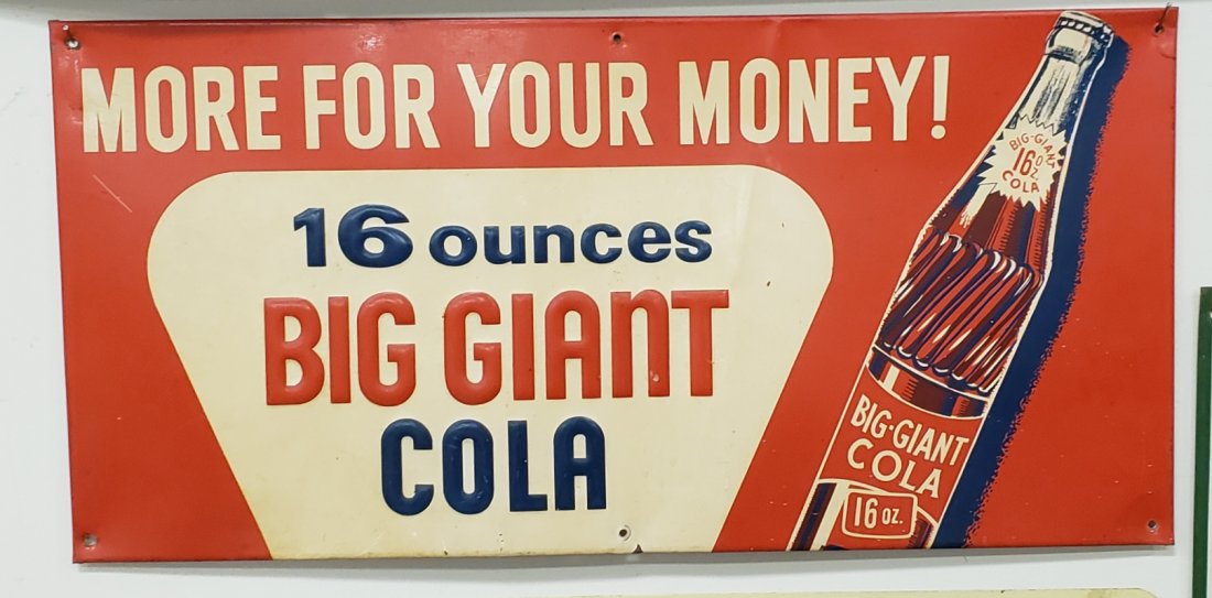 Big Giant Cola Tin Embossed Sign (1 of 1)