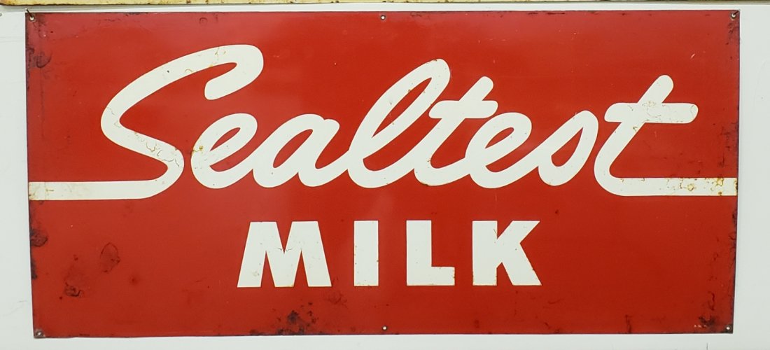 Sealtest Milk tin sign (1 of 1)