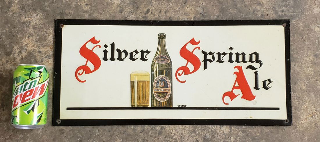Silver Spring Ale Embossed tin sign (1 of 1)
