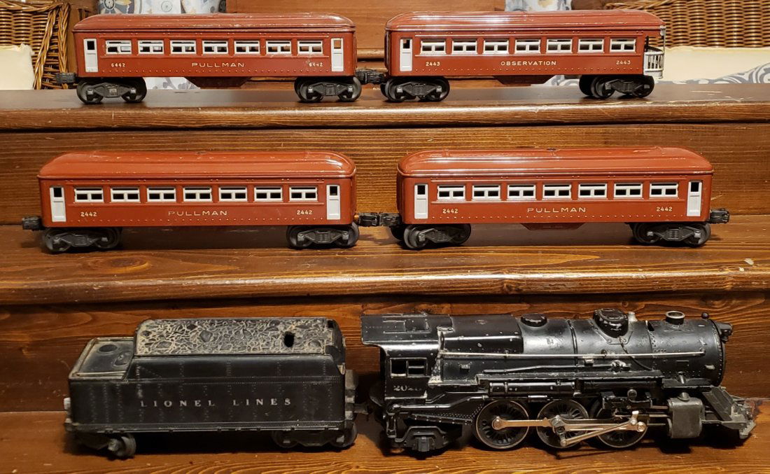 Lionel Train 2025, 6466WX, 3-2442 Cars & 1-2443 (1 of 1)